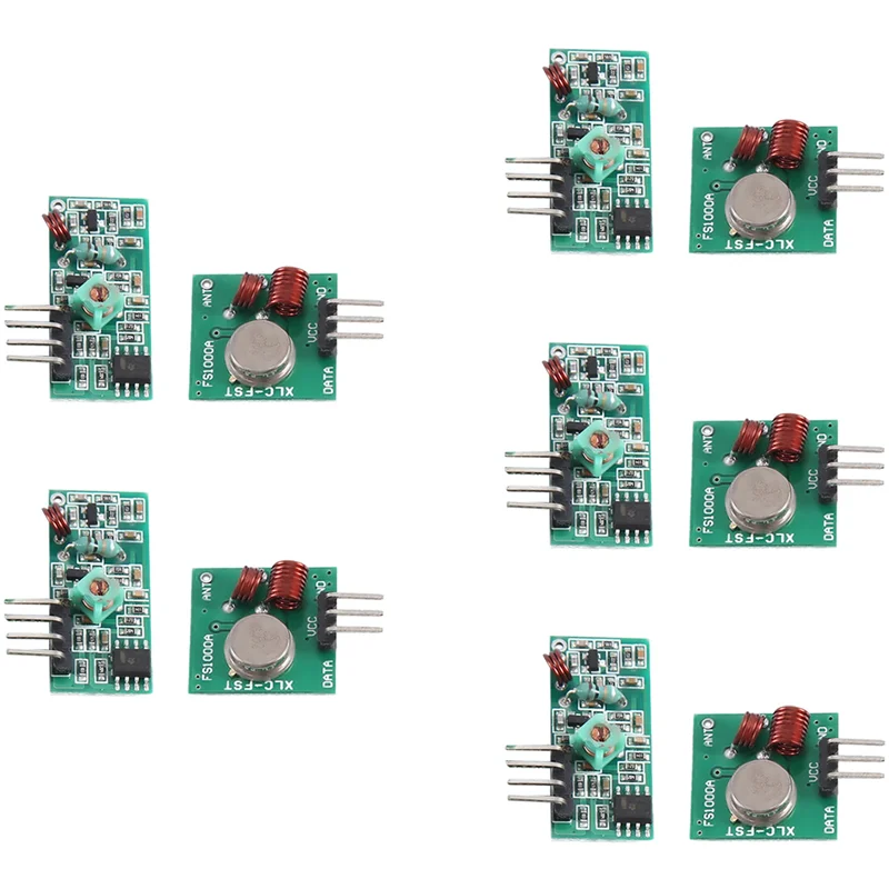 AAAEL-315MHZ Modulo Ultra Modulo Trasmettitore Wireless Antifurto Trasmettitore Ricevitore Modulo di Frequenza Portatile Facile da Installare