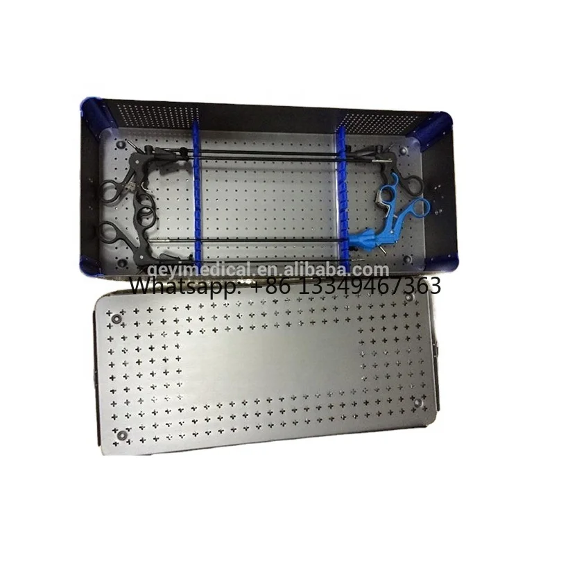 

Стальная коробка для стерилизации Учебная коробка для лапароскопии от