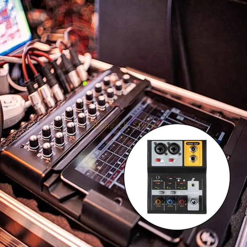 M5TD 2 Channel Recording Mixing Console Low Noise Processing Bidirectional Recording