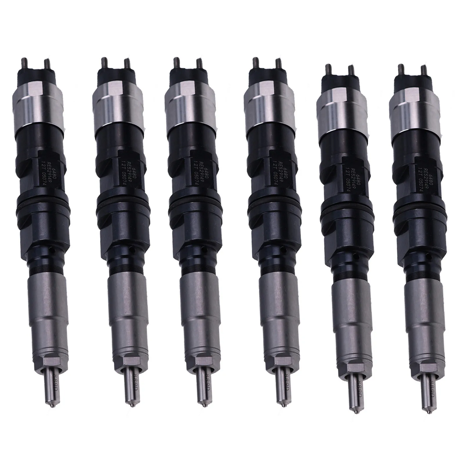 

6X Fuel Injector SE501947 DZ100221 for John Deere 2704 3204 8130 8330 8530 9230