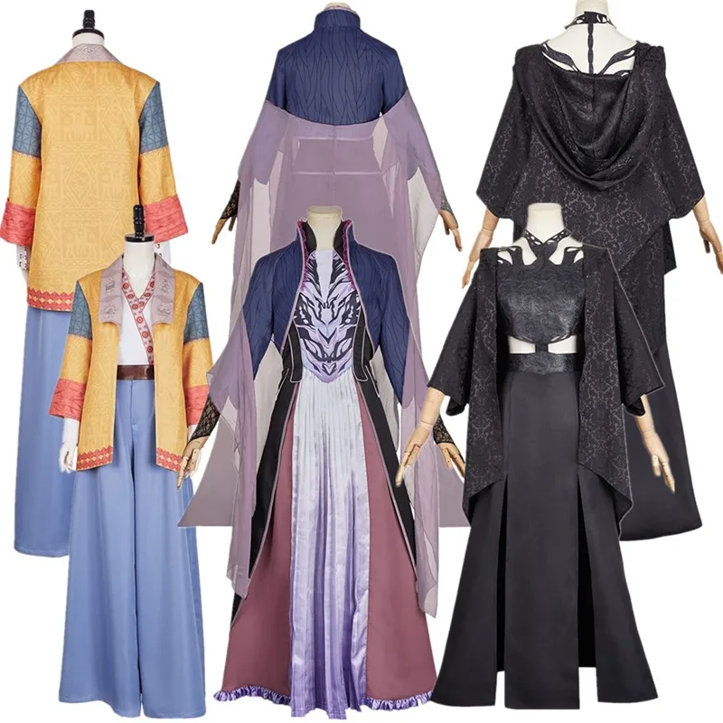 Agatha Cosplay TV All Along Disguise Witch Dress Rio Vidal Costume Lilia Calderu Fantasia Outfits Halloween Carnival Party Suit