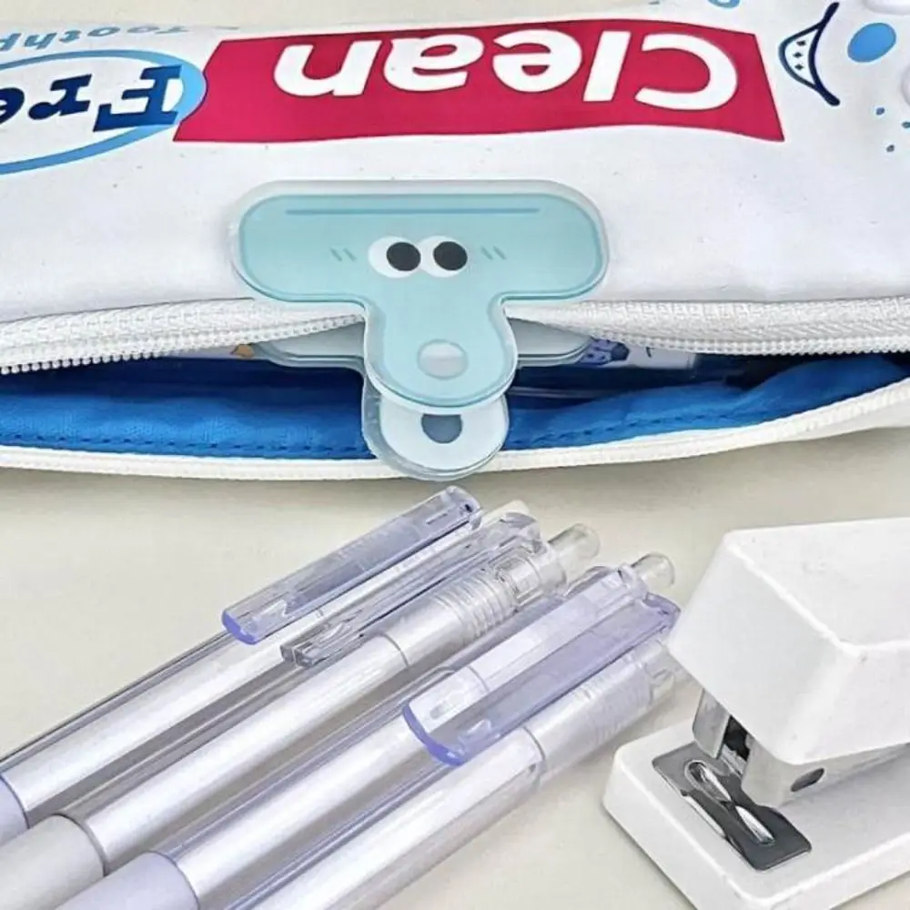 Desktop Organizer Toothpaste Pencil Case Large Capacity Pencil Holder Stationery Bag Cosmetic Pouch Pen Pouch Pencil Bag