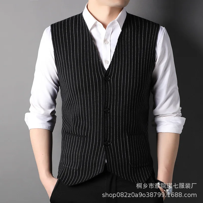 

Suit vest Y9242 suit men's vest slim Korean version groom best man suit wedding clothing business suit British style