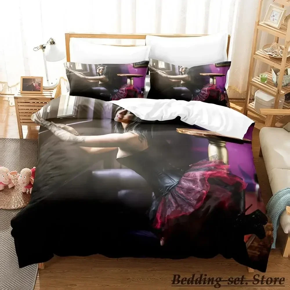 2023 Tattoo Nun Bedding Set Single Twin Full Queen King Size Bed Set Aldult Kid Bedroom Duvetcover Sets Anime parure de lit Bed 5