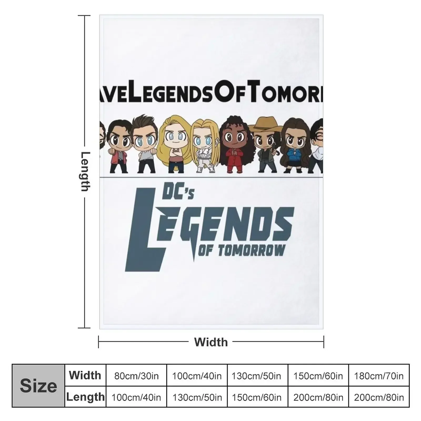 Save Legends Of Tomorrow - Group Throw Blanket Tourist Single Stuffeds Luxury Thicken christmas gifts Winter beds Blankets
