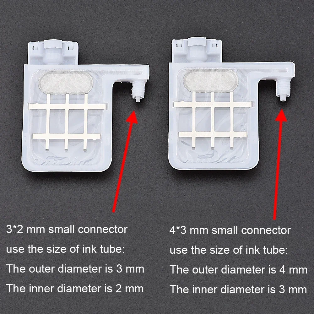 50PCS Printhead Big Ink Damper for EPSON XP600 TX800 DX4 DX5 DX7 4720 I3200 Mutoh for Galaxy Xuli Printer Ink Dumper Filter