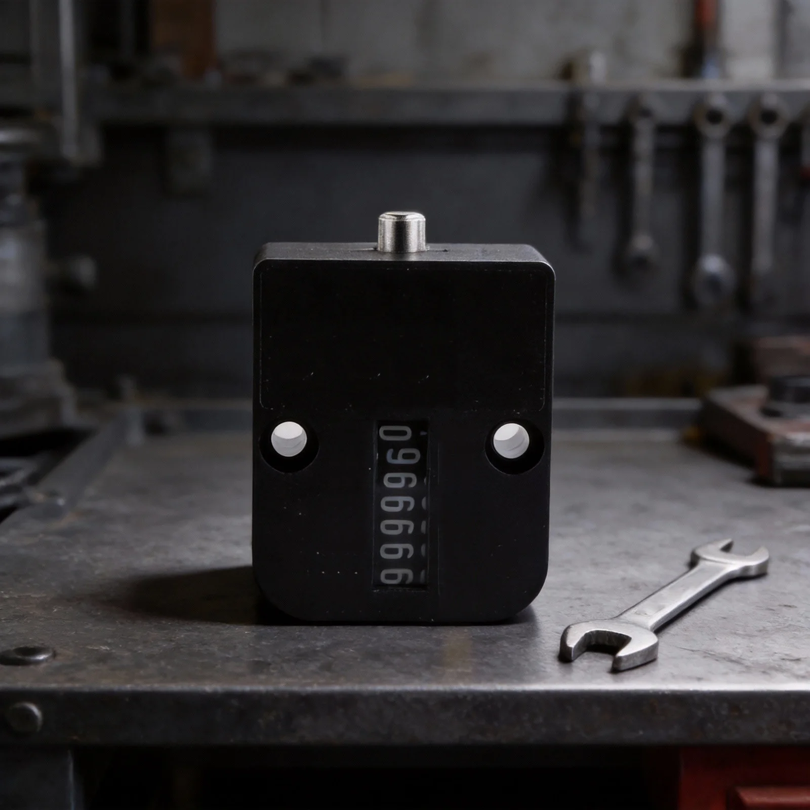 7 Digit Mechanical Hand Held Counter Operations Supporting Up to 9 for 999 for 999 Shots and Built-in Data Retention for logic