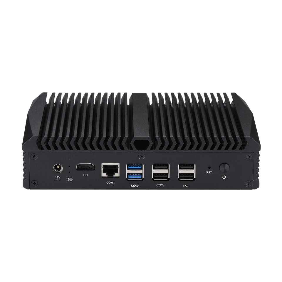 Qotom fanless mini pc core i3 i5 i7 q300ge com 8 lan gateway
