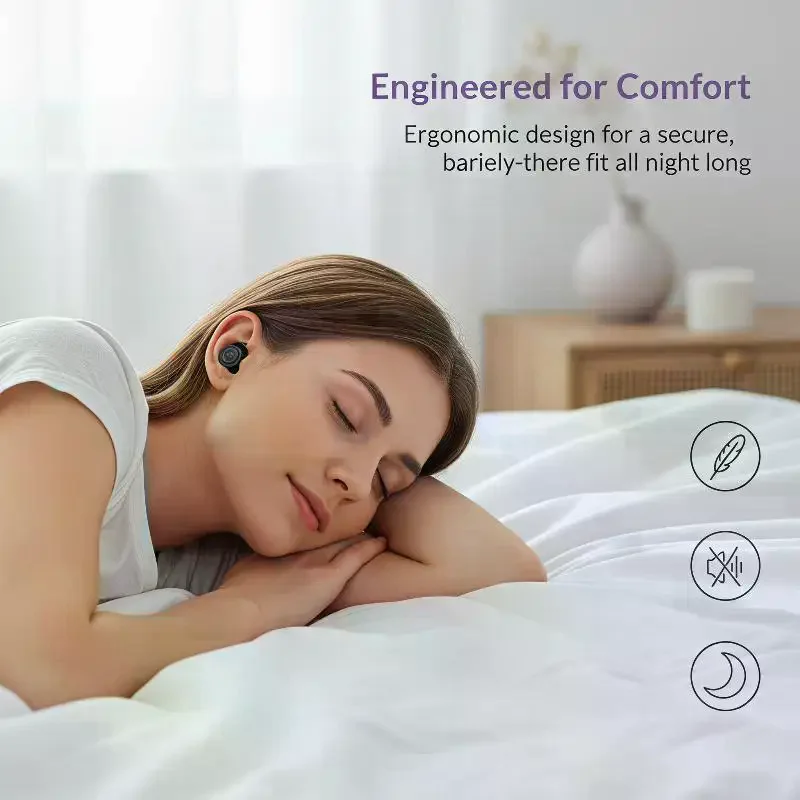 1 Set Adjustable Air Pressure Comfortable Silicone -35dB Noise Cancelling Sleep Earplugs For Sleeping Travel Work