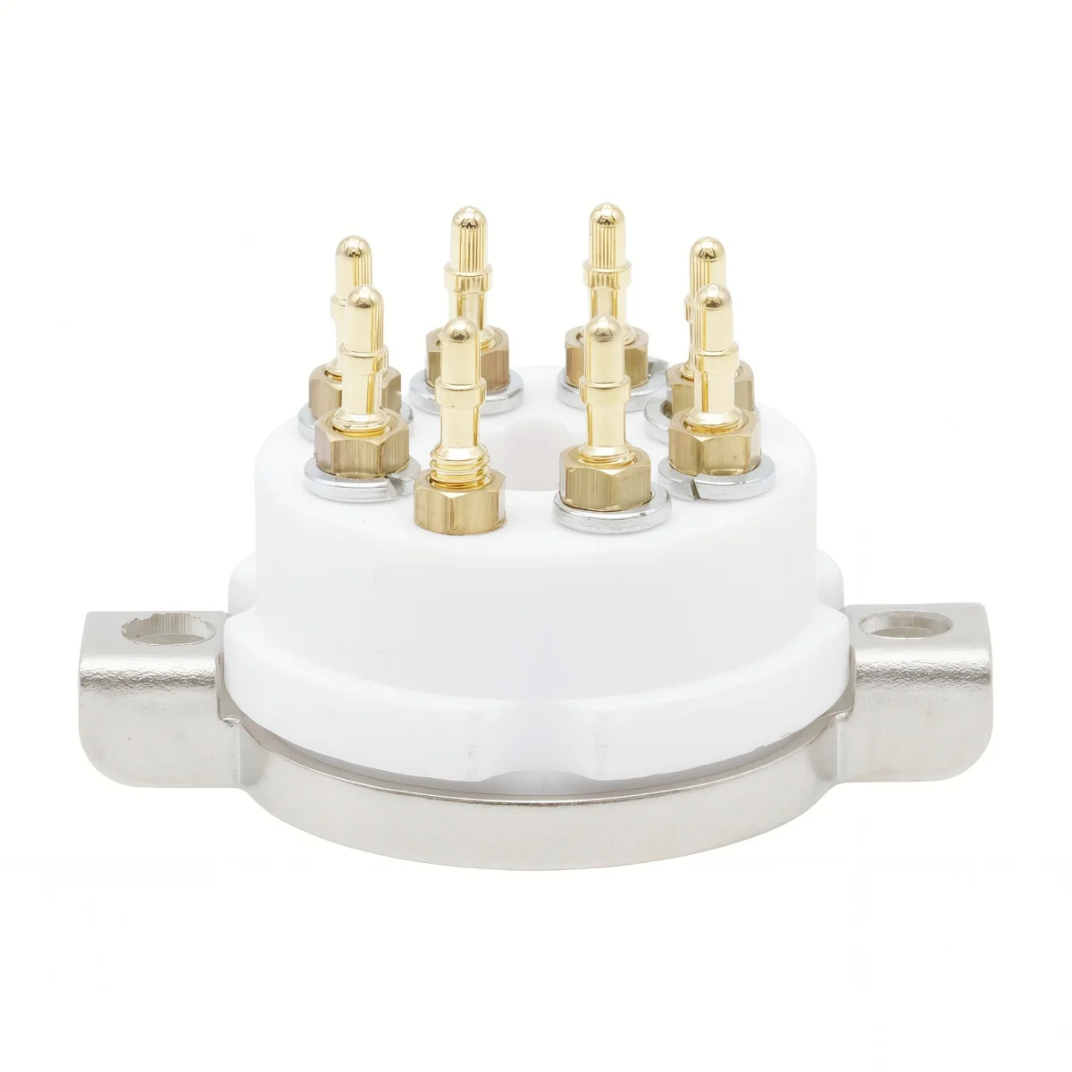 8Pin Octal Ceramic Tube Socket Valve Tube Base For EL34 KT88 6550 6L6 GZ34 5881 274B 5AR4 Vintage Tube AMP Hifi Audio DIY