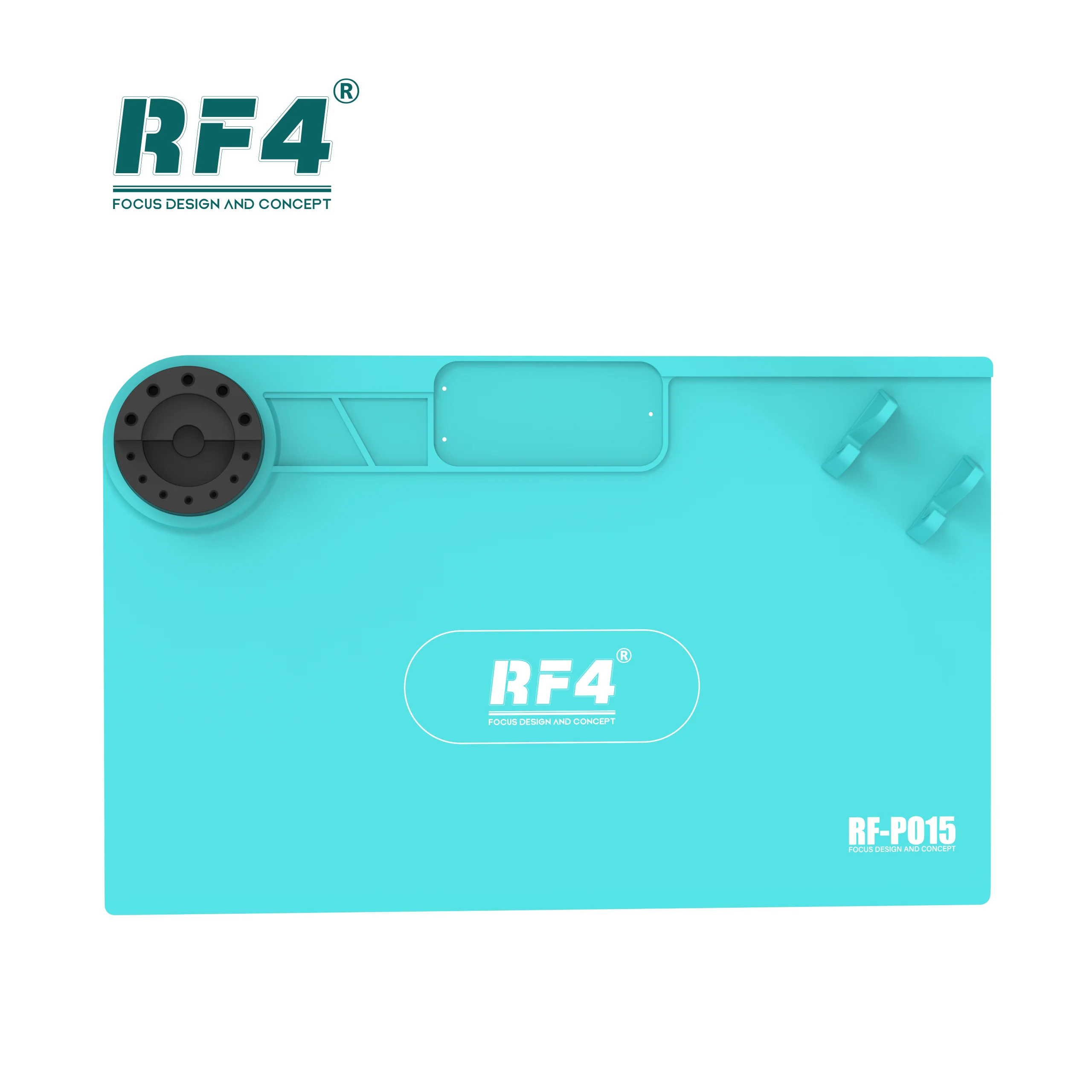 RF4-almohadilla de mantenimiento de alta temperatura, multifuncional, gruesa, mejorada, 450X280MM, RF-PO15 con soporte de almacenamiento