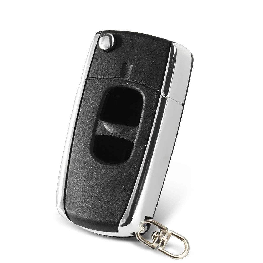 KEYYOU 2 Buttons Modified Flip Folding Remote Key Shell Fob Case For Mazda 2 3 6 Series 2004 2005 2006 2007 2008 2009 2010