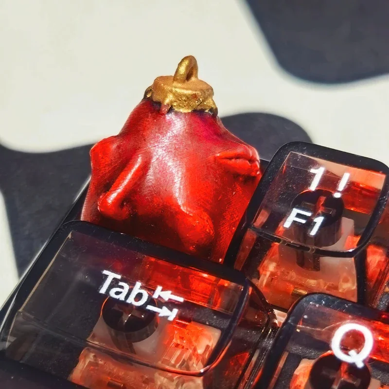 Berserk Artisan Keycaps  Resin Golden Age Arc The Egg of the King Red for Mechanical Keyboard AULA F75 Ajazz Ak820 Pro Mad 60he