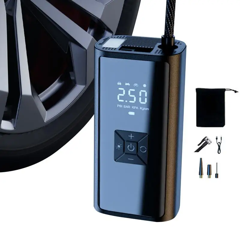 Wheel & Tire Air Compressors & Inflators Digital Display Air Compressor Car Inflatable Pump With Preset Tire Pressure Function