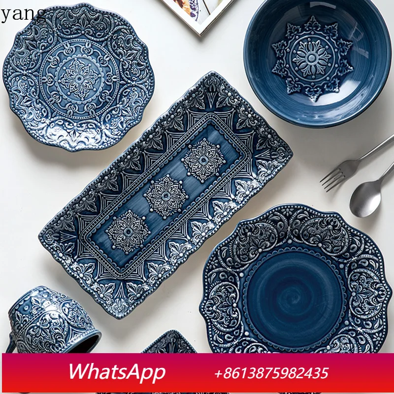 

CX Creative Dish Plate Set Home Steak Plate European Plate