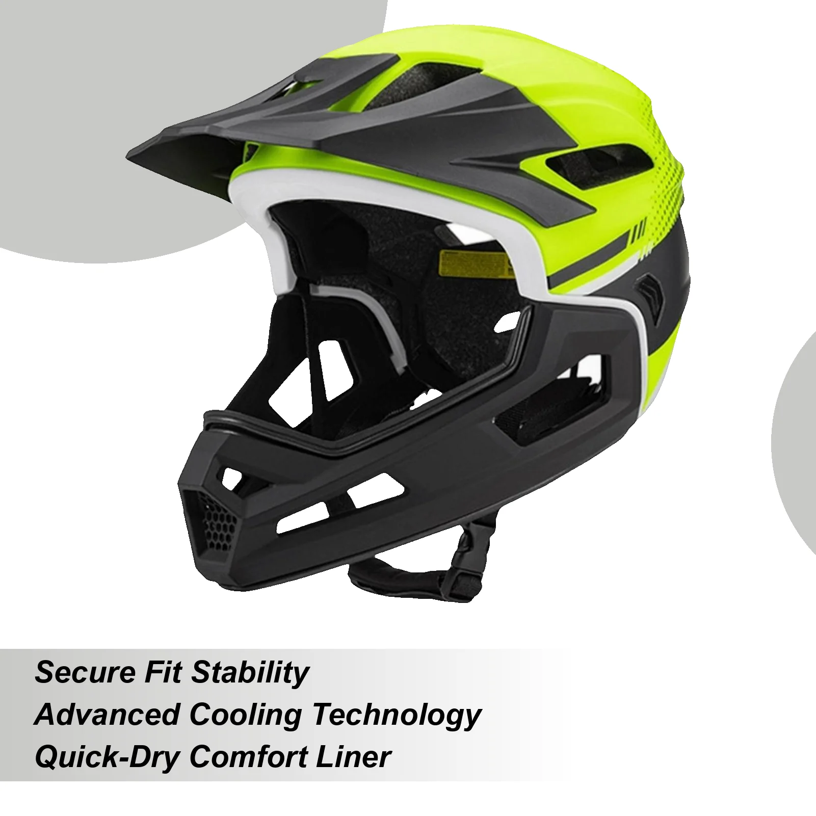 

Full Face Bicycle Helmet Cycling Head Cover Protection Biking Breathable Helmet For Bicycle Motocross Motorcycle Scooter