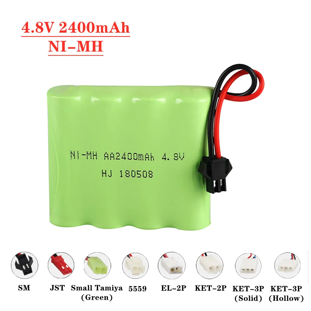 

High Rate NiMh AA 2400mah 4.8v Battery For Rc Toys Cars Tanks Robots Boats Guns Lighting Facilities Rc Toys Rechargeable Battery