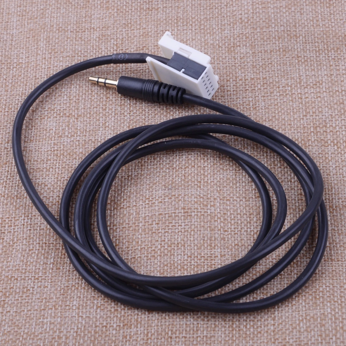 12 pin 3.5MM Stereo Car AUX Cable Connector Audio Adapter Fit for Peugeot 307 308 406 407 508 607 3008 Partner RCZ