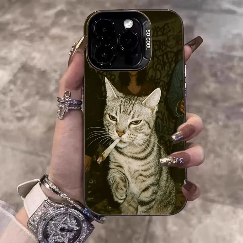 Smoking Cat Black P…