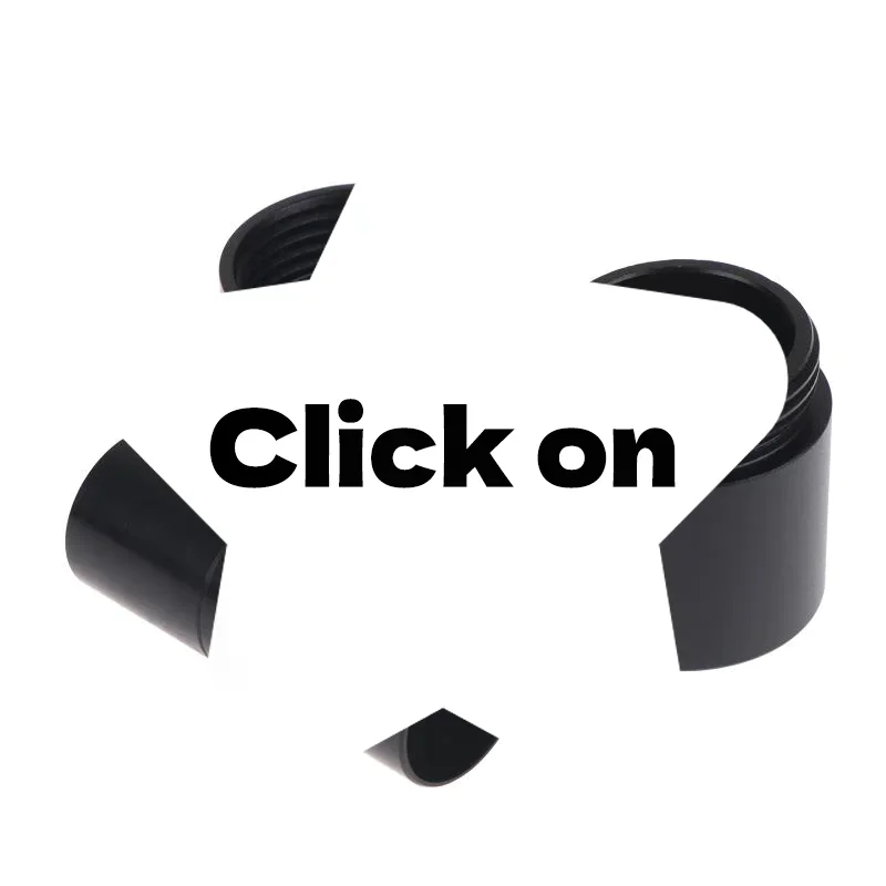 D8/10/12/16/18/20/22/25/30mm Carbon Tube Connector Aluminum Alloy Handheld Rod Connector