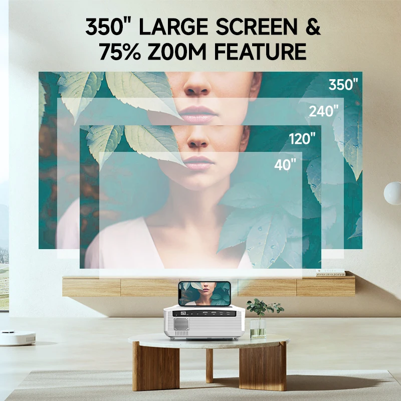 Snelle 3-daagse Verzending A10r Full Hd 4K Projectoren Slimme Overdag Gebruik Draagbare Projector Home Android Projector