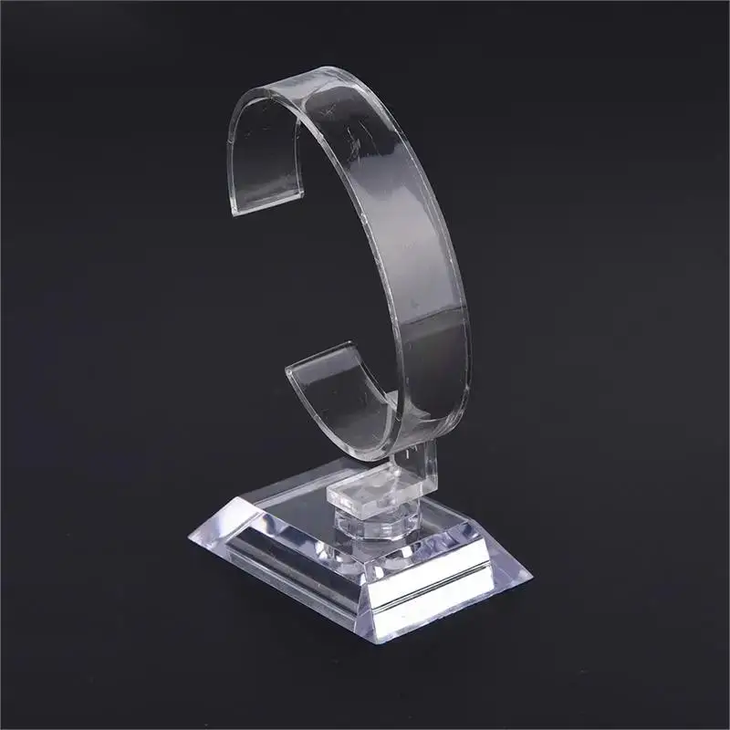 

10CM Plastic Wrist Watch Display Rack Holder Sale Show Case Stand Tool Clear Jewelry Packaging Total Height Watch Display Stand