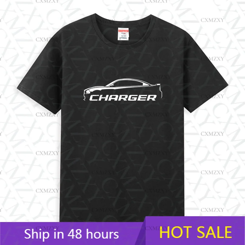 

2025 Men T Shirt Casual 2010-14 Charger Muscle Car T-shirt Graphic Summer Short Sleeves 100% Cotton S-3XL Cool Tee