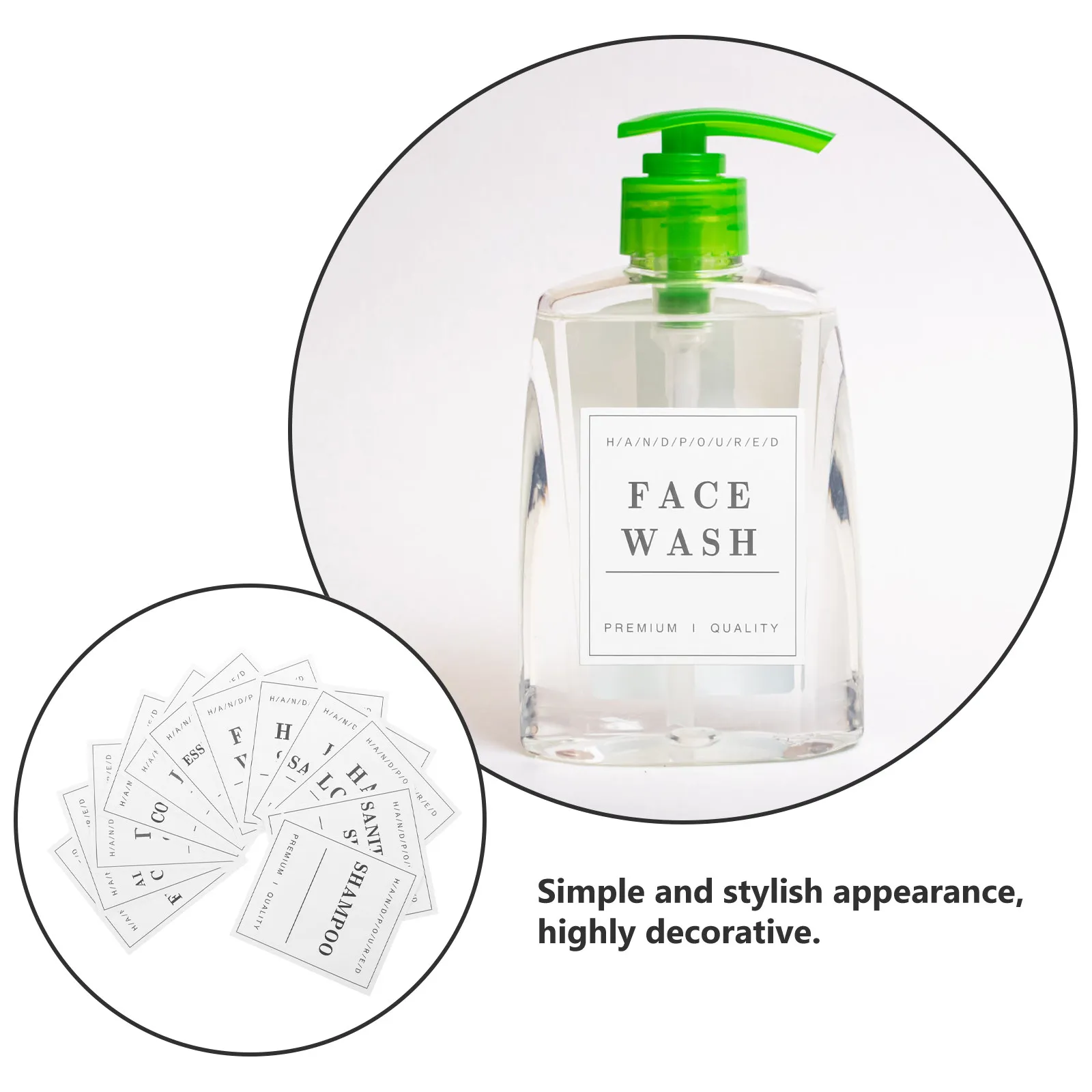 

Набор из 12 водонепроницаемых этикеток-наклеек для бутылок, органайзеров для шампуня, дозаторов для ванной и путешествий, классификационные наклейки-этикетки