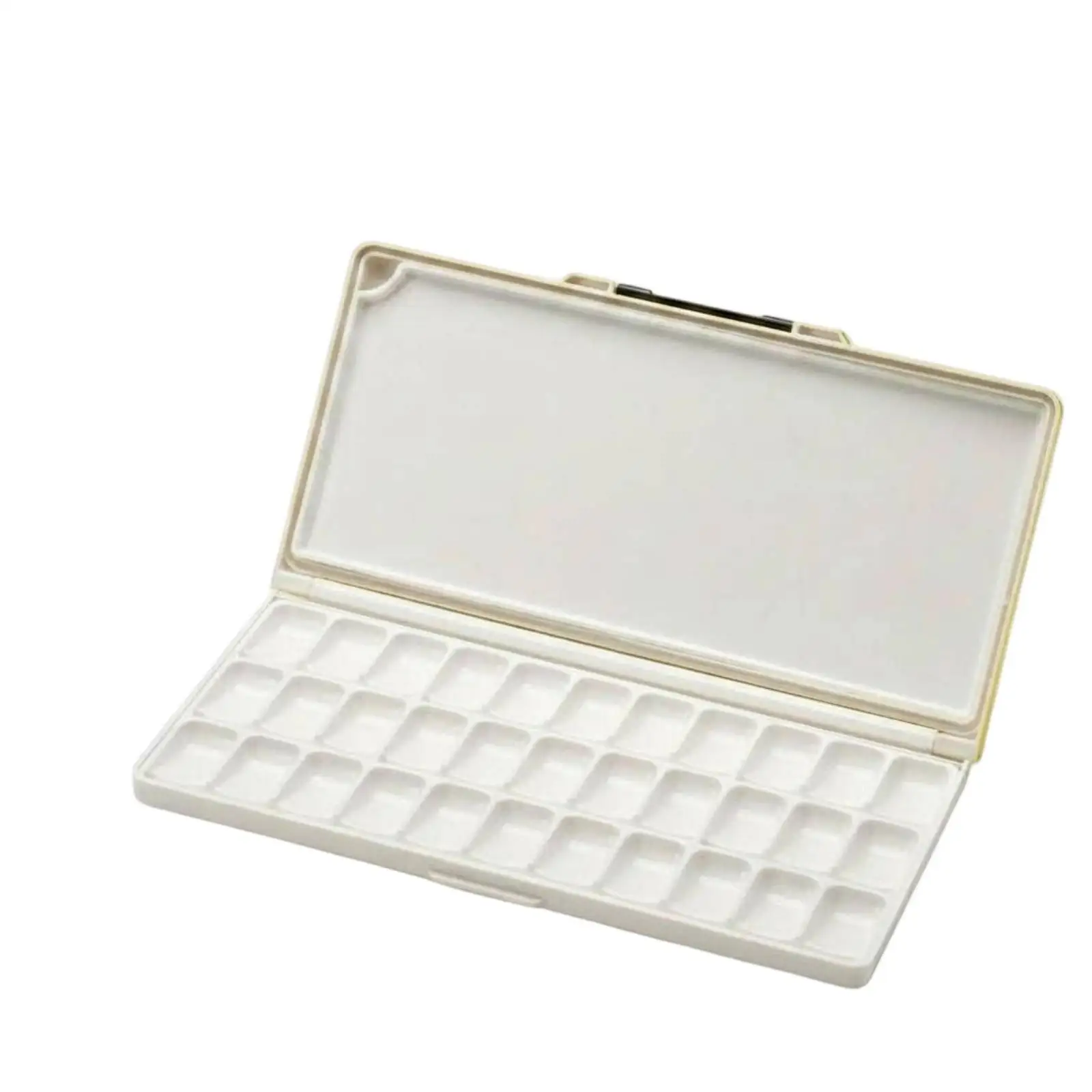 Airtight Watercolor Paint Box with Large Capacity Tray for Travel Artists Lightweight ABS Plastic Palette
