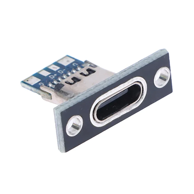 1PCS Type-C Female Socket With Fixed Board USB Charging Data Interface Type-C Double-sided Socket Connector Test Board