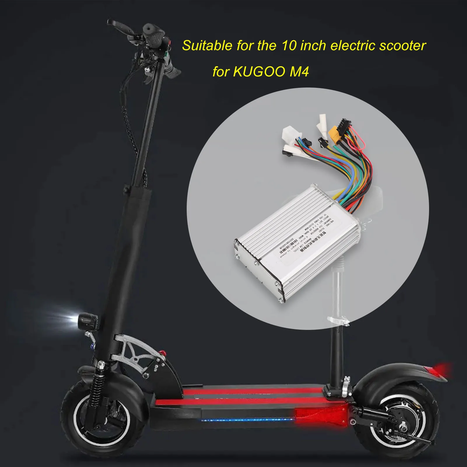 Controlador inteligente de Motor sin escobillas para patinete eléctrico KUGOO M4 de 2 ruedas, 48V, 20a