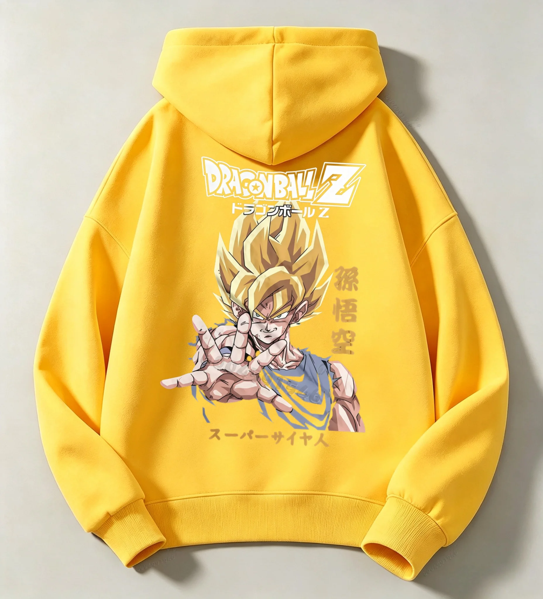 Dragon Ball Z Herbst/Winter Kinder-Kapuzenpullover - Cooler Charakter-Anime-Print Warmer Pullover für Jungen und Mädchen – Detail 7