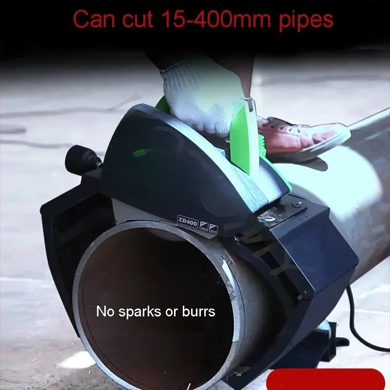 Electric Pipe Cutter Handheld Round Pipe Cutting Machine Stainless Steel Pipe Cutting Machine 220V