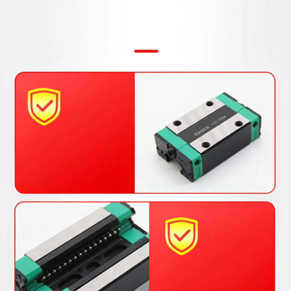 Series Linear Guide Carriage CNC Engraving Machine Parts High Stability Slide Block Precision Mechanical Component