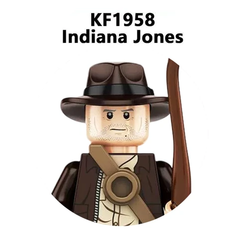 Nowy Indiana Jones 5 zestaw klocków mumia Mini zabawki figurki akcji