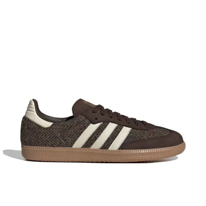 Adidas marrom cor combinando samba og masculino e feminino confortável moda baixa superior sapatos antiderrapante resistente ao desgaste