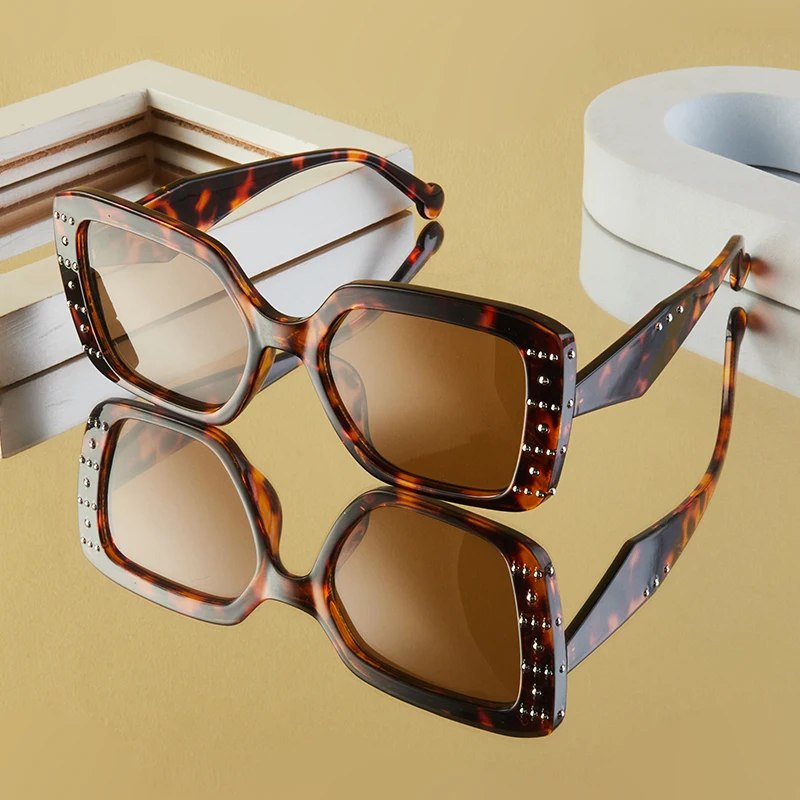 1 قطعة نظارات الموضة النسائية الجديدة إطار مربع كبير الحجم أنيق عصري نمط الشارع هدية عيد حفلة يومية نزهة ركوب الدراجات الشمس P