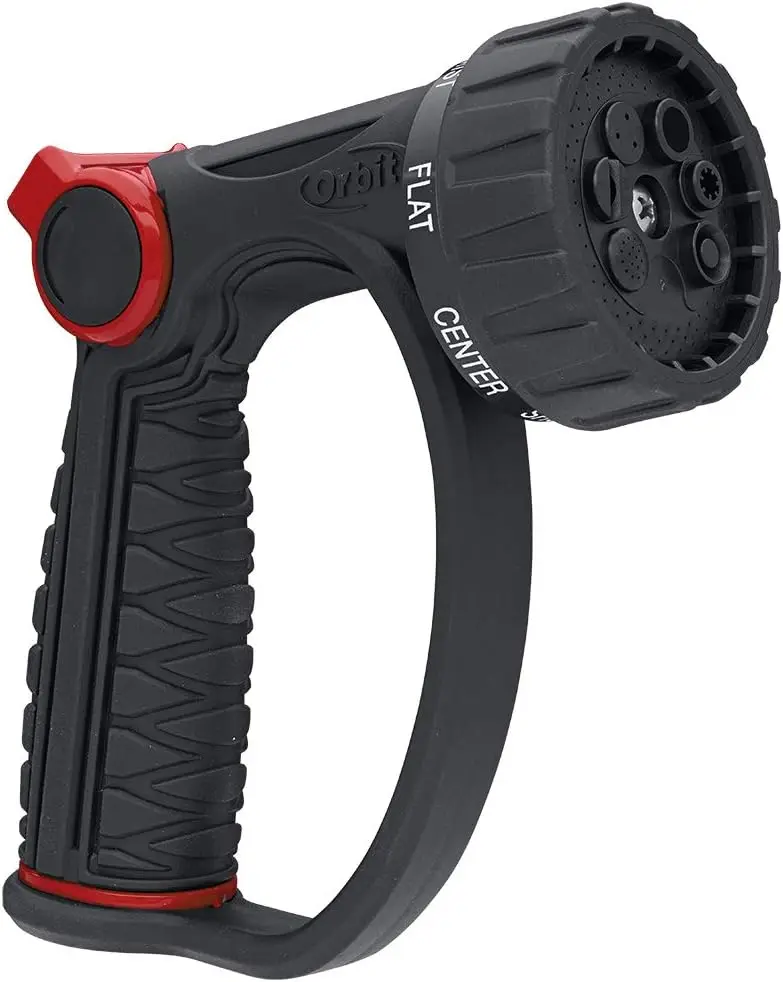 

Насадка для полива с управлением одной рукой, черная