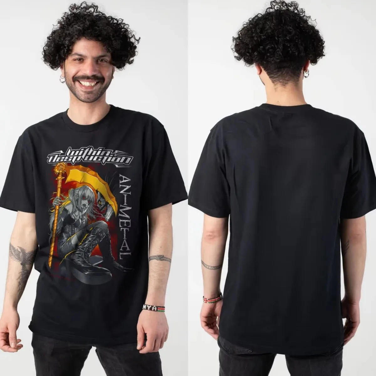 Within Destruction Ani-Metal Deathcore Band Graphic T-Shirt Cotton Men Women Streetwear Tee