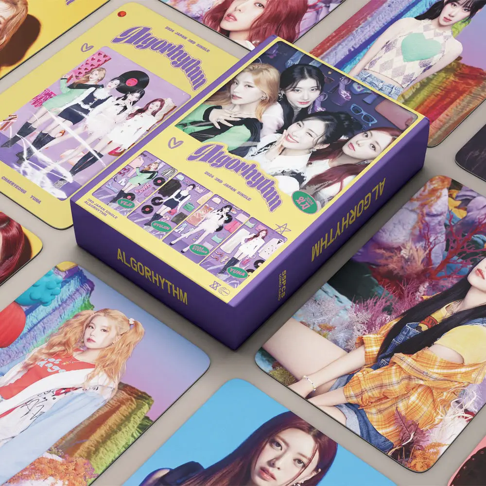 Kpop ITZY  Postcards Algorhythm New Album Lomo Cards Yeji Lia Ryujin Chaeryeong Yuna Fans Gift