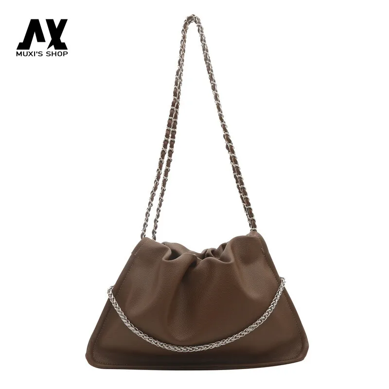 Popular Small Bag Women Casual Fold Cloud Bag Instagram Super Hot Personality Soft Bag Luxury Designer Shoulder Bag