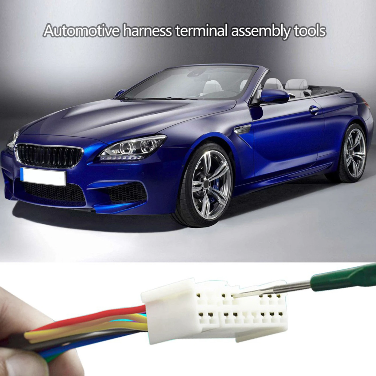 5Pcs Car Wiring Harness Terminal Screwdriver Multifunctional Speaker Removal Dismount Tool Set Automotive Terminal Release Kit