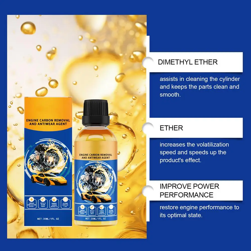 Car Engine Anti-wear Protective Agent Reduce Fuel Consumption Gasoline Diesel Oil Additive Engine Cleaner Catalytic Converter