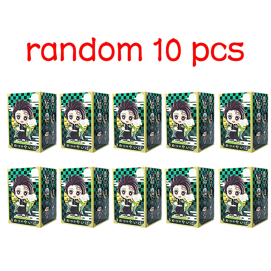 Demon Slayer Tanjiro Kamado Nezuko anime cartoon figuur blinde doos creatieve gepersonaliseerde standbeeld model ornament verrassing geschenkdoos - afbeelding 1
