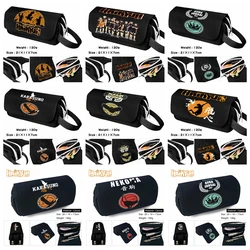 Anime Haikyu!! To the Top Pencil Case Anime Cartoon Make up Cosmetic Bag Student Stationery Multi-function flip Bags Gift