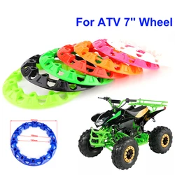 4 Pcs 7 inch Wheel Trim Hub Protection Decor Rim Cap Plastic Cover For 110cc 125cc 150cc ATV Buggy Quad Go Kart Accessories