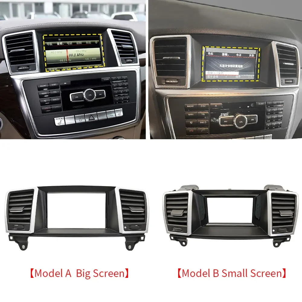 

Car Front Air Conditioner AC Vent Grille Outlet Complete Assembly For Mercedes Benz W166 ML GL Class 2012-2015 GL350 ML400