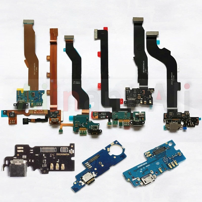 USB Charger Board Port Connector Dock Charging Flex Cable For Xiaomi Mi Note Max Mix 1 2 2s 3 A1 A2 A3 Lite Mic