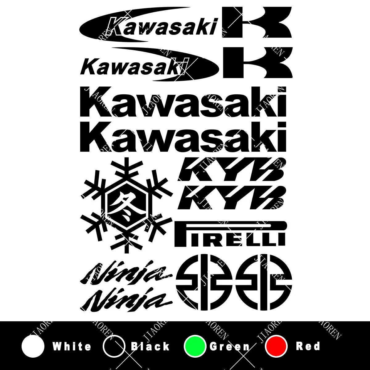 

Рождественские наклейки Kawasaki, наклейки для мотоциклов, аксессуары с логотипом для Ninja 650 400 750 1000 ZX6R ZX9R ZX10R