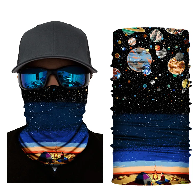 Magic Sports Bandanas Men Women Outdoor Headwear Fishing Balaclava Tactical Headband Neck Warmer Gaiter Shemagh Face Shield Mask